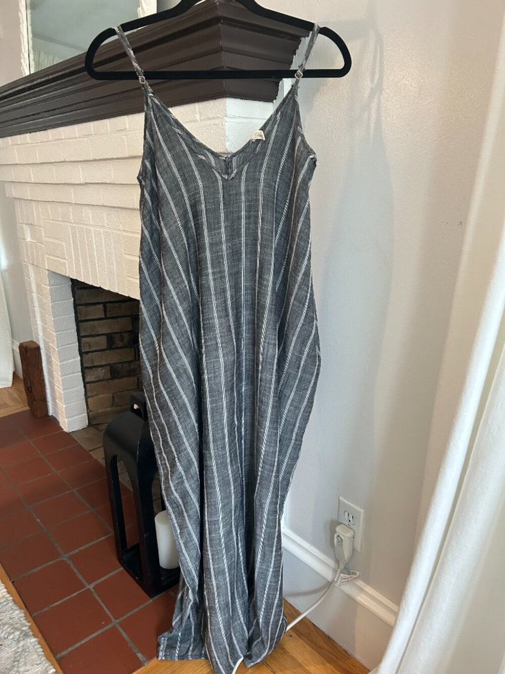 Elan Sleeveless Maxi V Neck Oversized Dress Size S